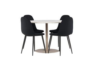 Round Dining Set Venture Home - Møbler - Bord - Spisegruppe