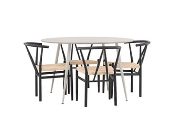 Round Dining Set Venture Home - Møbler - Bord - Spisegruppe