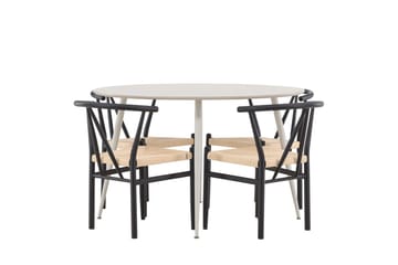 Round Dining Set Venture Home - Møbler - Bord - Spisegruppe