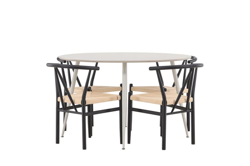 Round Dining Set Venture Home - Møbler - Bord - Spisegruppe