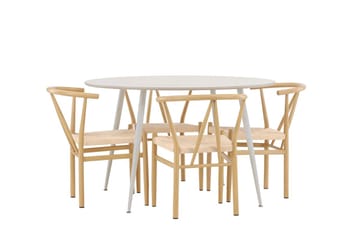 Round Dining Set Venture Home - Møbler - Bord - Spisegruppe