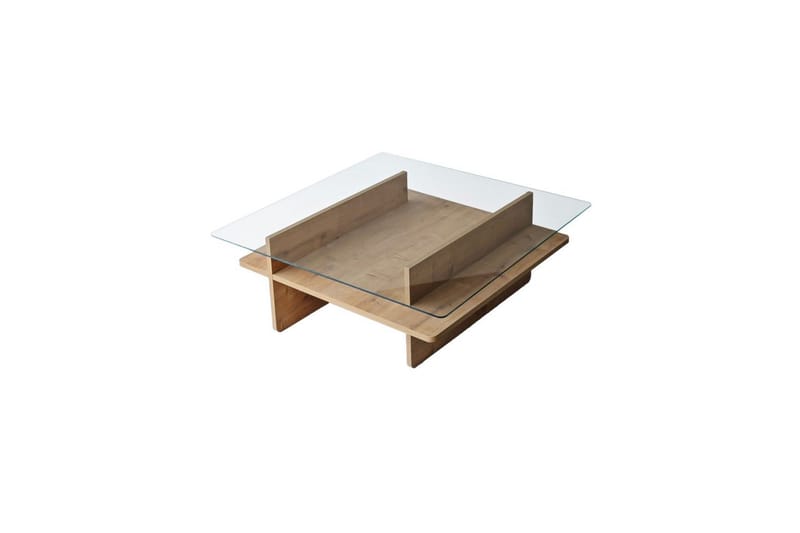Rubby Sofabord 90 cm - Blå/Hvit - Møbler - Bord - Sofabord & salongbord