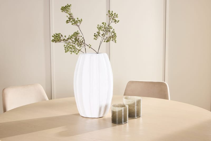 Rund matgrupp Venture Home Beige Beige 6st - Møbler - Bord - Spisegruppe