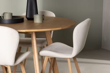 Rund matgrupp Venture Home Beige Brun 4st - Møbler - Bord - Spisegruppe