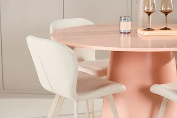Rund matgrupp Venture Home Beige Koppar 4st - Møbler - Bord - Spisegruppe