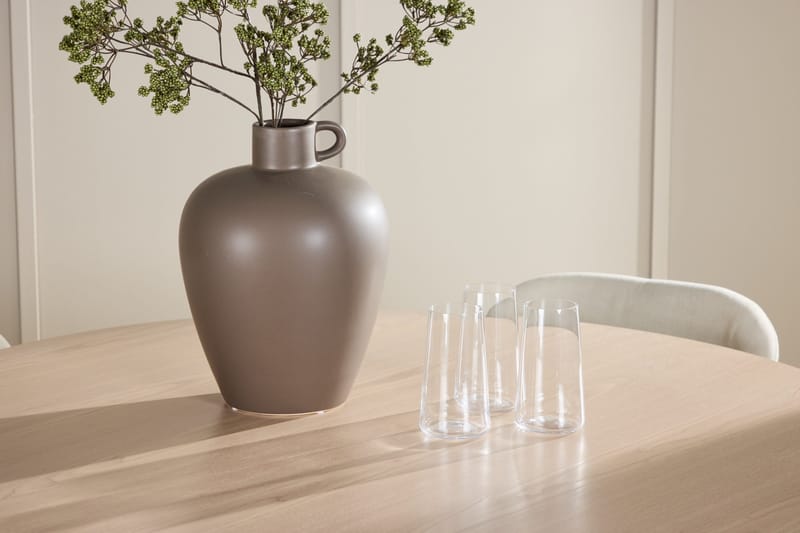 Rund matgrupp Venture Home Beige Vitputsad 4st - Møbler - Bord - Spisegruppe