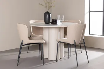 Beige - Svart/beige