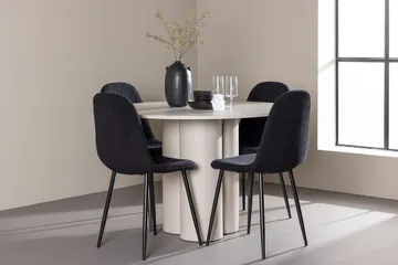Rund matgrupp Venture Home Beige - Møbler - Bord - Spisegruppe