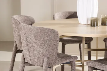 Rund matgrupp Venture Home Beige - Møbler - Bord - Spisegruppe