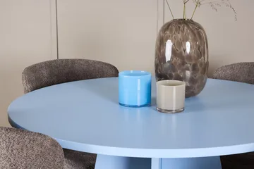 Rund matgrupp Venture Home Brun Blå 4st - Møbler - Bord - Spisegruppe