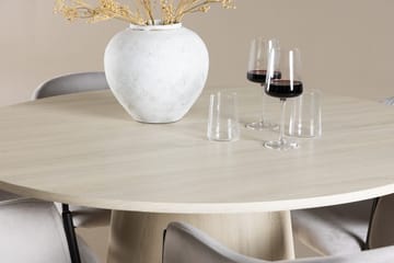 Rund matgrupp Venture Home Grå Ljust trä 4st - Møbler - Bord - Spisegruppe