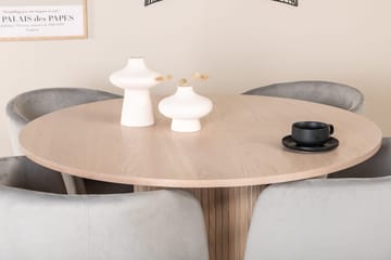 Rund matgrupp Venture Home Grå Vitlaserat 4st - Møbler - Bord - Spisegruppe