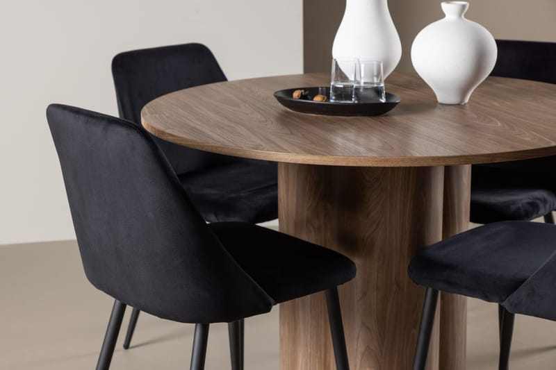 Rund matgrupp Venture Home Ljust trä - Møbler - Bord - Spisegruppe