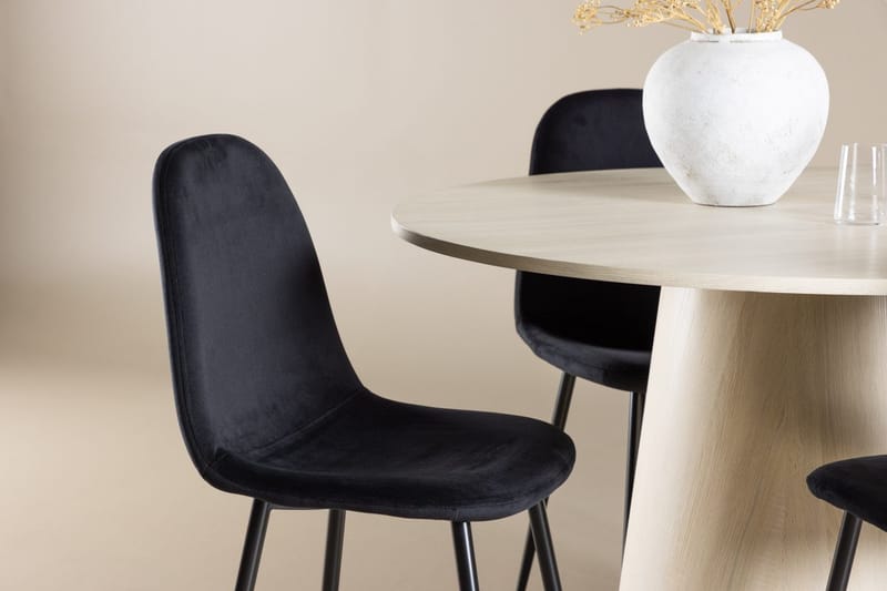 Rund matgrupp Venture Home Ljust trä - Møbler - Bord - Spisegruppe