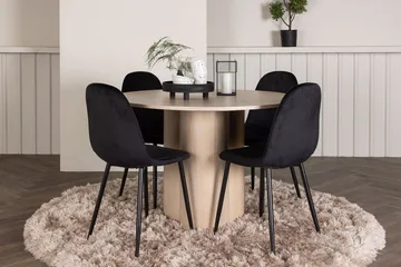 Hvit - Beige/Svart