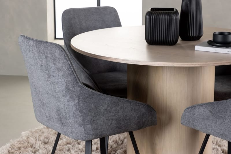 Rund matgrupp Venture Home Ljust trä - Møbler - Bord - Spisegruppe