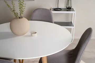 Rund matgrupp Venture Home Mörkbeige Vit Natur - Møbler - Bord - Spisegruppe