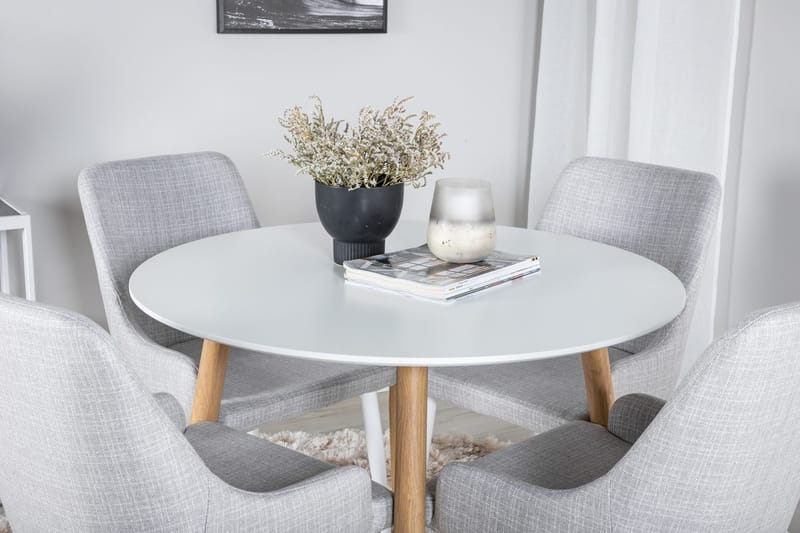 Rund matgrupp Venture Home Natur - Møbler - Bord - Spisegruppe