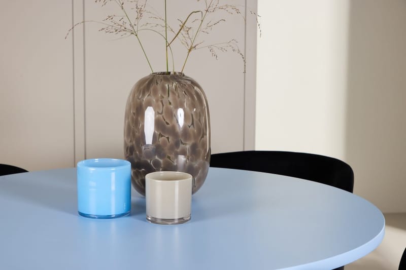 Rund matgrupp Venture Home Svart Blå 4st - Møbler - Bord - Spisegruppe
