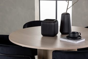 Rund matgrupp Venture Home Svart Ljust trä 4st - Møbler - Bord - Spisegruppe