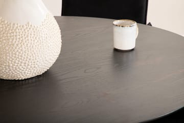 Rund matgrupp Venture Home Svart Svart 4st - Møbler - Bord - Spisegruppe