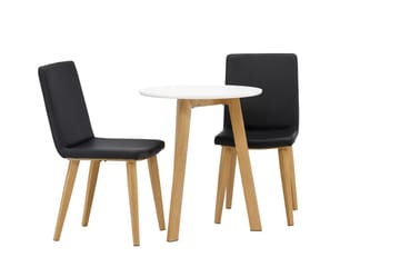 Rund matgrupp Venture Home Svart Vit 2st - Møbler - Bord - Spisegruppe