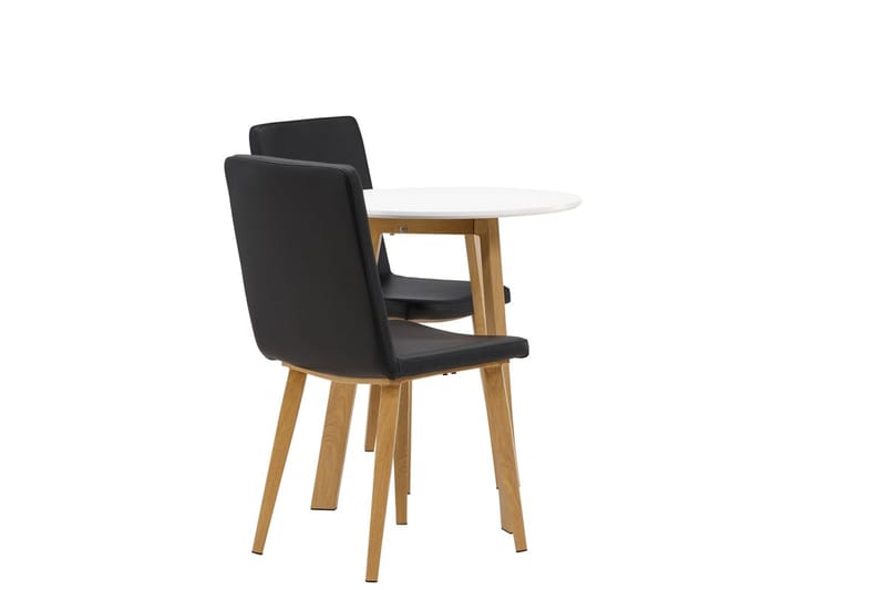 Rund matgrupp Venture Home Svart Vit 2st - Møbler - Bord - Spisegruppe