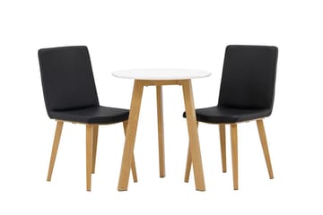 Rund matgrupp Venture Home Svart Vit 2st - Møbler - Bord - Spisegruppe