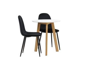 Rund matgrupp Venture Home Svart Vit 2st - Møbler - Bord - Spisegruppe