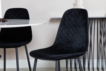 Rund matgrupp Venture Home Vit marmor - Møbler - Bord - Spisegruppe