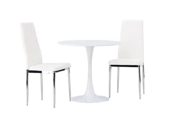 Rund matgrupp Venture Home Vit Vit 2st - Møbler - Bord - Spisegruppe