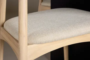 Rund spisegruppe Tyresö 120 cm rund med 4 Ven stoler - Svart/Whitewash - Møbler - Bord - Spisegruppe