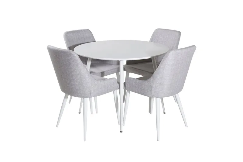 Rund spisegruppe Venture Home Plaza, Plaza Hvit