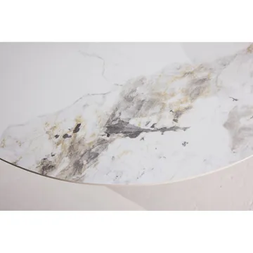 Rundt spisebord Bootcut - Beige - Møbler - Bord - Spisebord & kjøkkenbord