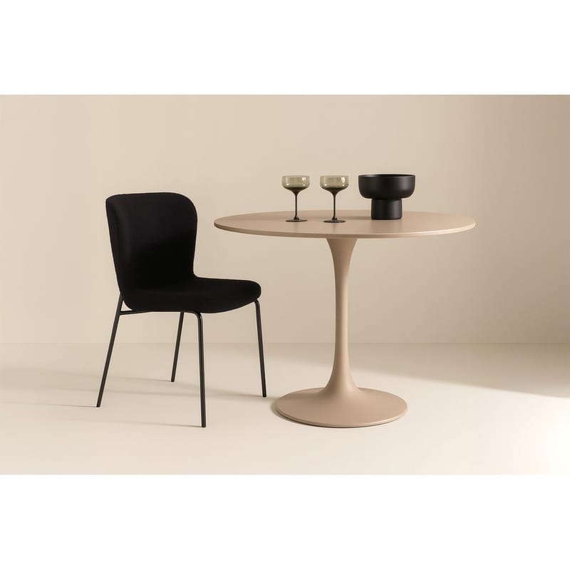 Rundt spisebord Glade - Beige - Møbler - Bord - Spisebord & kjøkkenbord