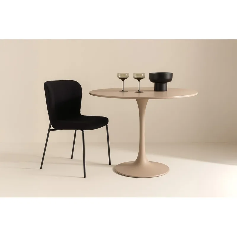 Rundt spisebord Glade - Beige - Møbler - Bord - Spisebord & kjøkkenbord