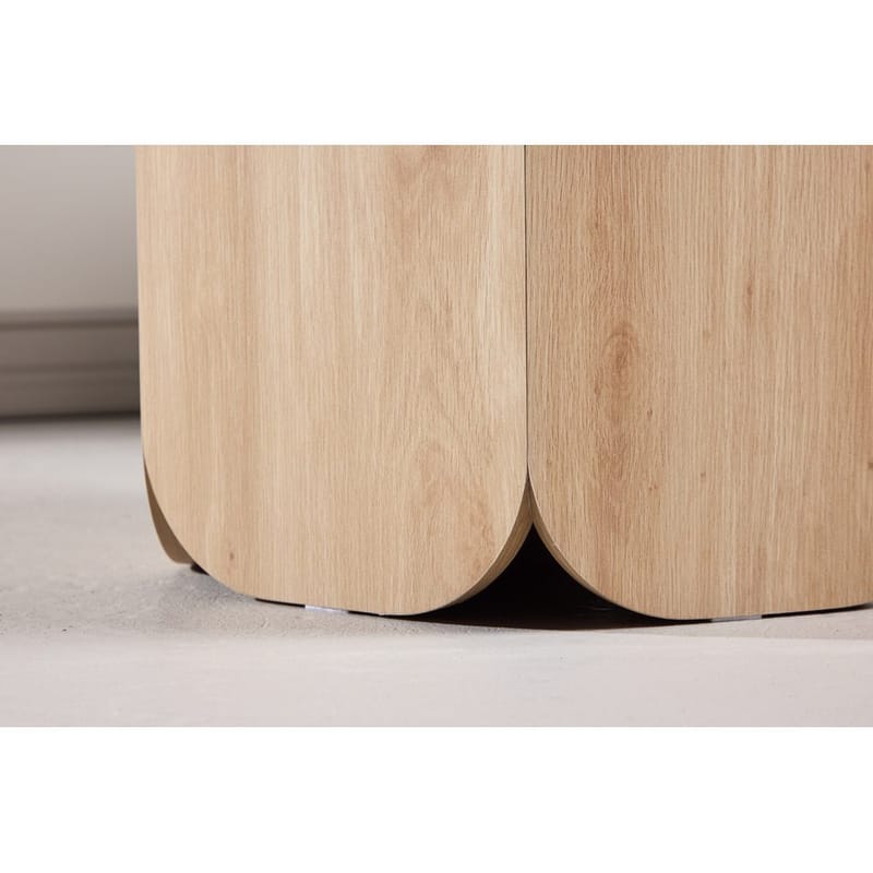 Rundt spisebord Tekla - Lysegrå, 120 - Møbler - Bord - Spisebord & kjøkkenbord