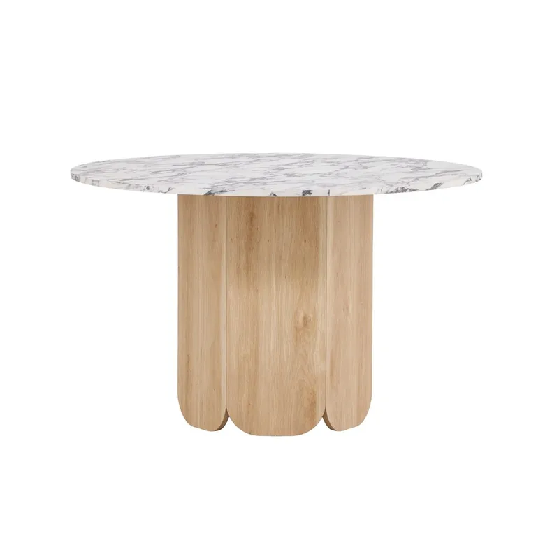 Rundt spisebord Tekla, Lysegrå, 120