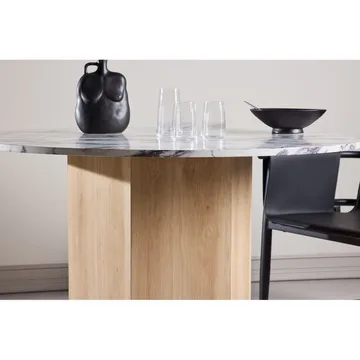 Rundt spisebord Tekla - Lysegrå, 120 - Møbler - Bord - Spisebord & kjøkkenbord