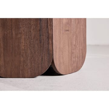 Rundt spisebord Tekla - Semsket skinn, 120 - Møbler - Bord - Spisebord & kjøkkenbord