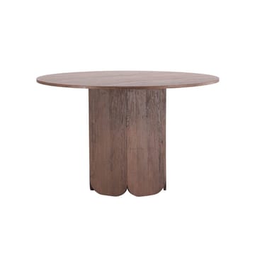 Rundt spisebord Tekla - Semsket skinn, 120 - Møbler - Bord - Spisebord & kjøkkenbord