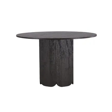 Rundt spisebord Tekla - Svart, 120 - Møbler - Bord - Spisebord & kjøkkenbord