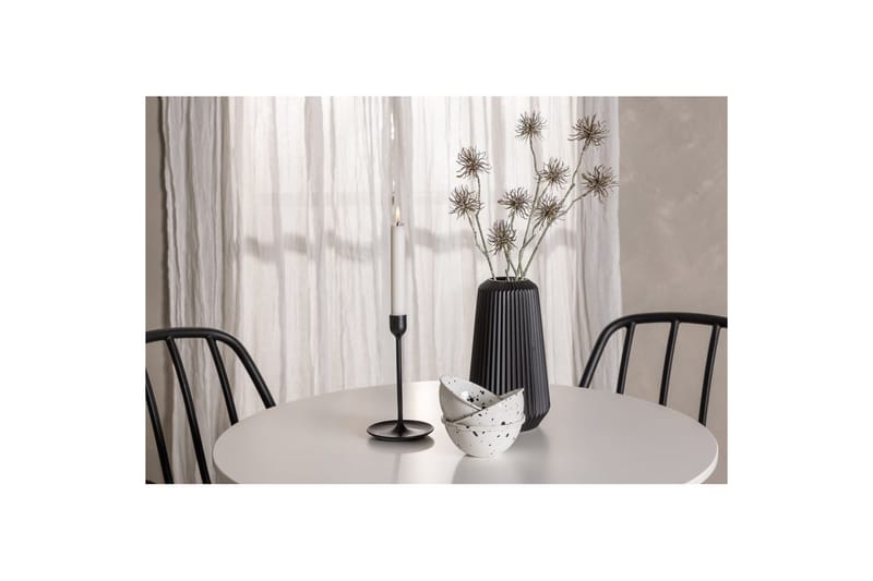 Rundt spisesett Hamden, Dyrön - Svart - Møbler - Bord - Spisegruppe