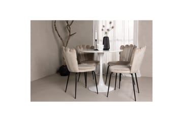 Rundt spisesett Hamden, Limhamn Light - Møbler - Bord - Spisegruppe