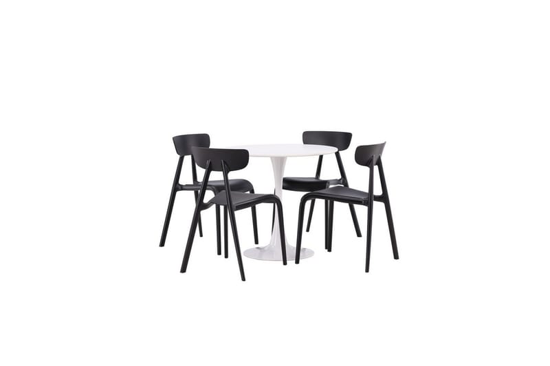 Rundt spisesett Hamden, Ursholmen, Svart