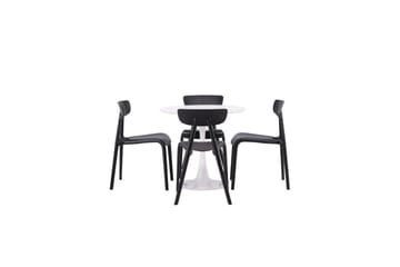 Rundt spisesett Hamden, Ursholmen - Svart - Møbler - Bord - Spisegruppe