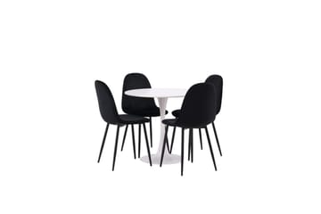 Rundt spisesett Hamden, Polar - Velvet - Møbler - Bord - Spisegruppe