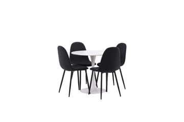 Rundt spisesett Hamden, Polar - Polyester - Møbler - Bord - Spisegruppe