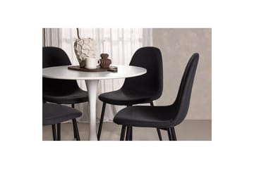 Rundt spisesett Hamden, Polar - Polyester - Møbler - Bord - Spisegruppe