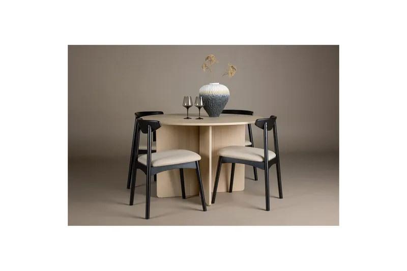 Rundt spisesett Ven, Tyresö - Beige - Møbler - Bord - Spisegruppe